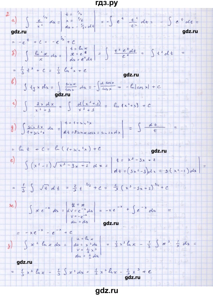 ГДЗ по алгебре 10‐11 класс Ершова самостоятельные и контрольные работы   самостоятельные работы / С-51. вариант - 2, Решебник
