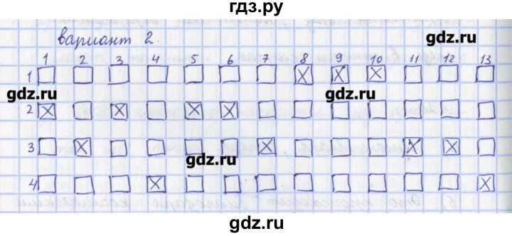 ГДЗ по физике 9 класс Пурышева рабочая тетрадь  тест / тренировочный тест 5. вариант - 2, Решебник №1