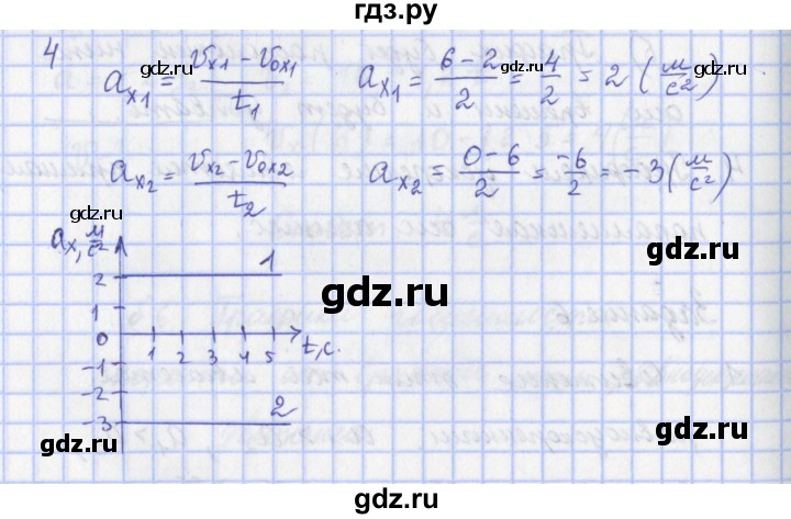 ГДЗ по физике 9 класс Пурышева   §6 / задание 6 - 4, Решебник №1