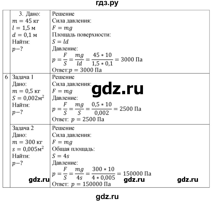 ГДЗ по физике 7 класс Перышкин рабочая тетрадь  § - 35, Решебник 2024