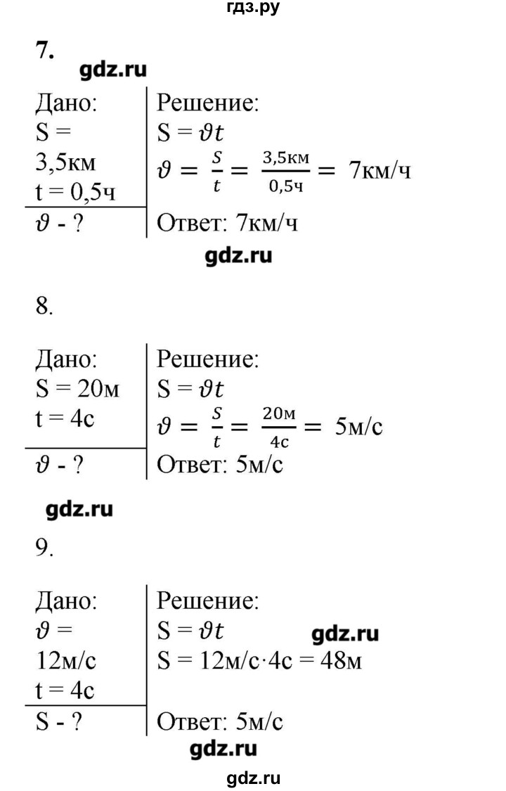 ГДЗ по физике 7 класс Артеменков тетрадь-тренажёр  страница - 23, Решебник