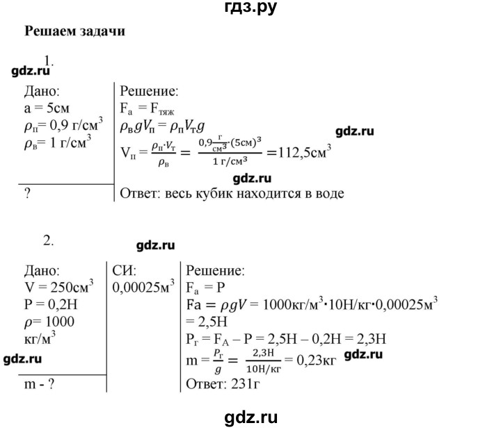 ГДЗ по физике 7 класс Артеменков тетрадь-тренажёр  страница - 76, Решебник
