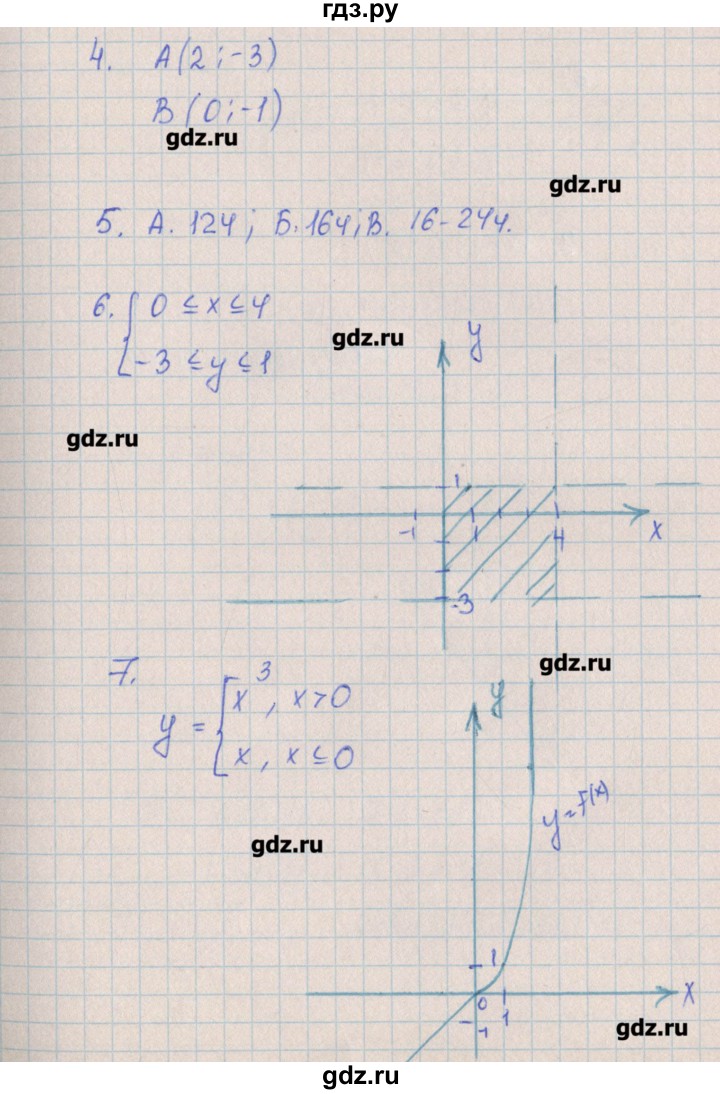 ГДЗ по алгебре 7 класс Кузнецова контрольные работы  КР-5. вариант № - 3, Решебник №1