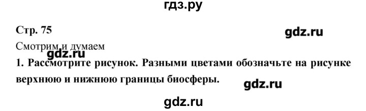 ГДЗ по биологии 9 класс Сухорукова тетрадь-тренажер  страница - 75, Решебник