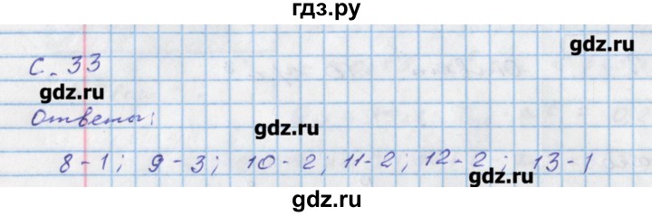 ГДЗ по физике 8 класс Артеменков тетрадь-тренажёр  страница - 33, Решебник