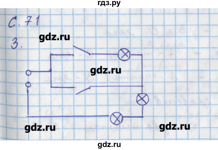 ГДЗ по физике 8 класс Артеменков тетрадь-тренажёр (Балага)  страница - 71, Решебник