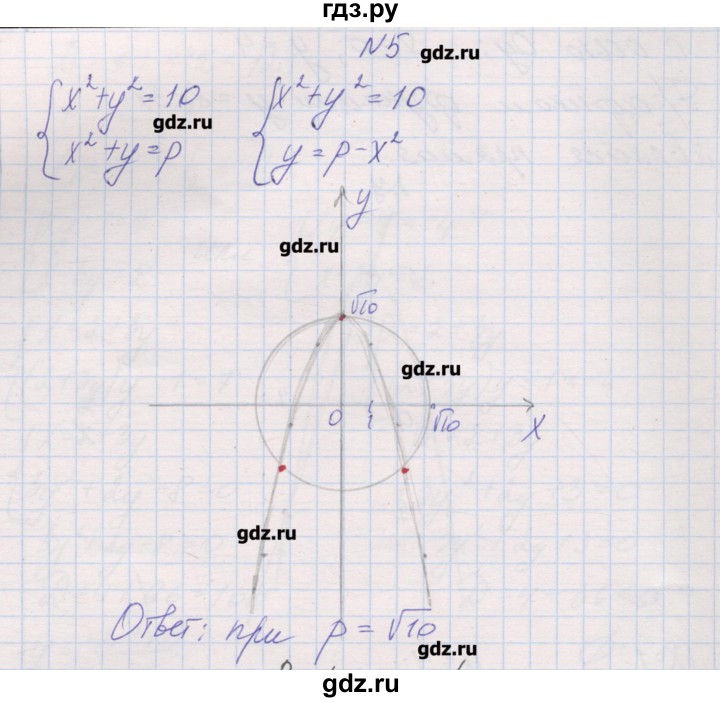 ГДЗ по алгебре 9 класс Александрова контрольные работы Базовый уровень КР-2. вариант - 3, Решебник к изданию 2016 года
