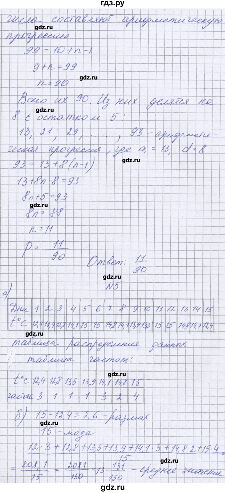ГДЗ по алгебре 9 класс Александрова контрольные работы Базовый уровень КР-6. вариант - 2, Решебник к изданию 2016 года