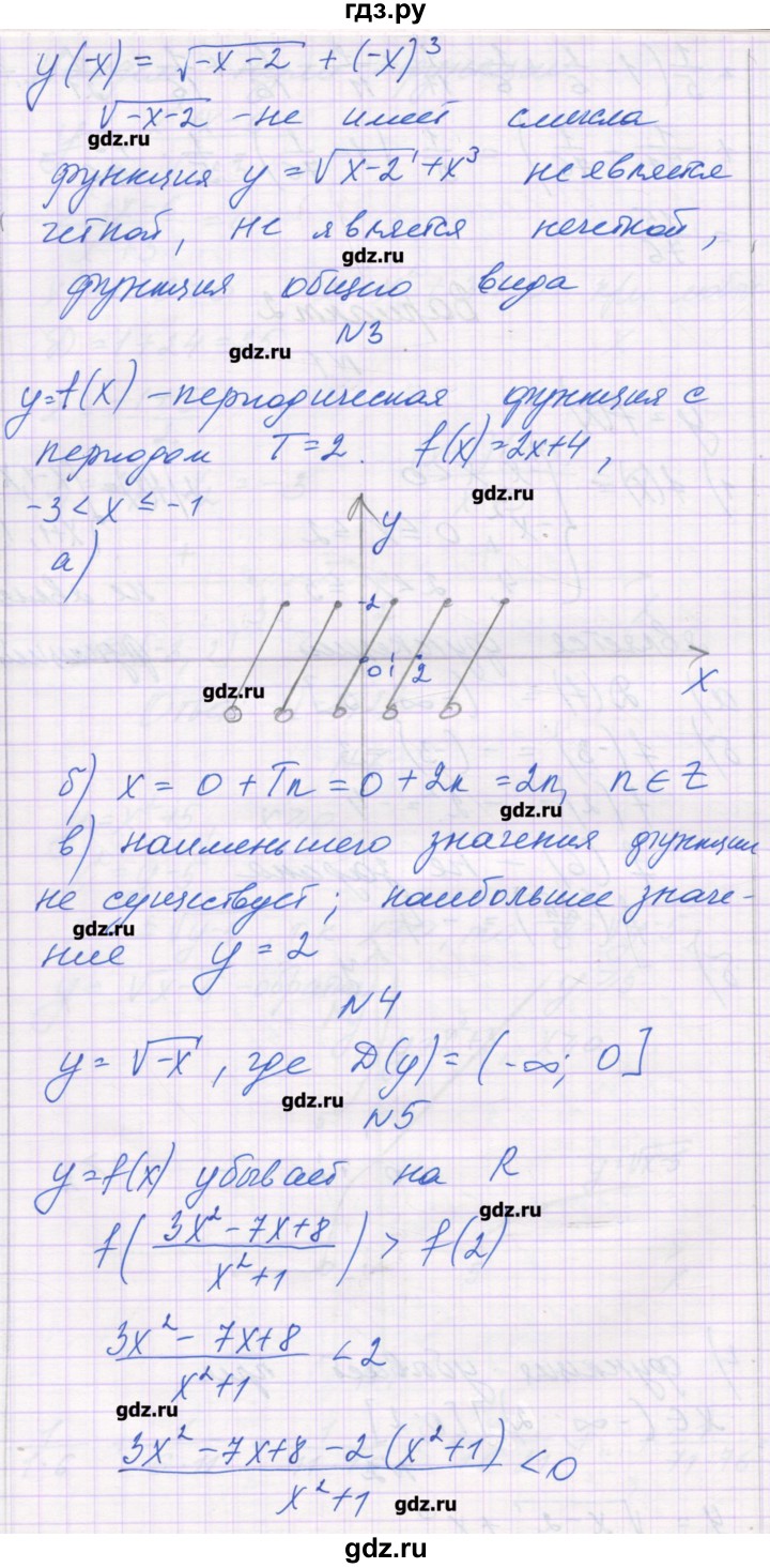 ГДЗ по алгебре 10 класс Глизбург контрольные работы Базовый и углубленный уровень КР-2. вариант - 2, Решебник