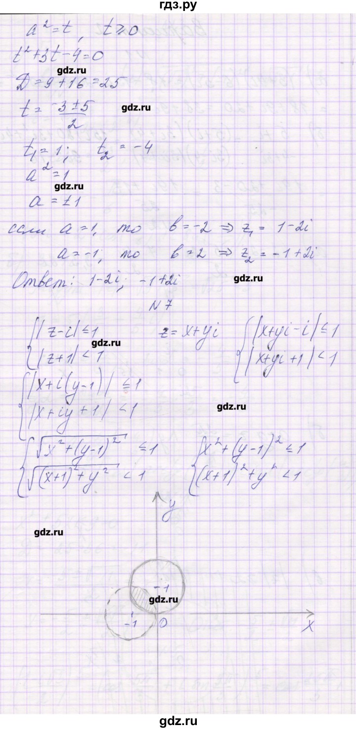 ГДЗ по алгебре 10 класс Глизбург контрольные работы Базовый и углубленный уровень КР-6. вариант - 1, Решебник