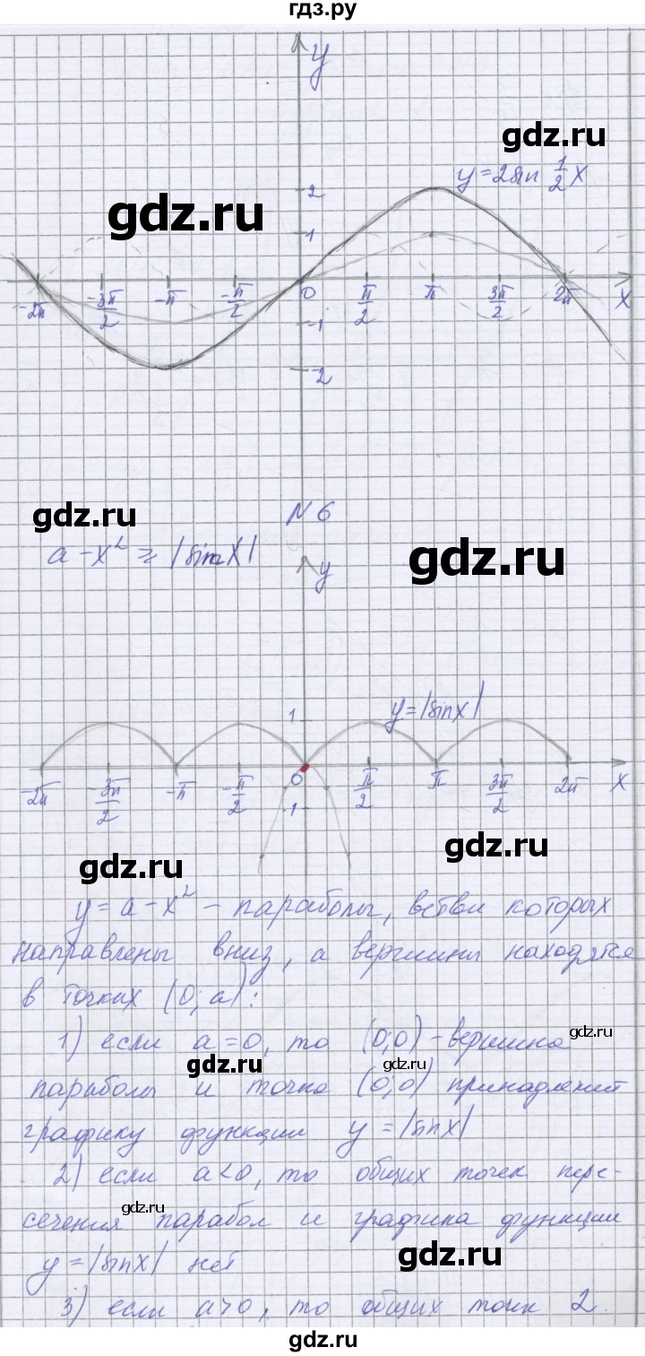 ГДЗ по алгебре 10 класс Глизбург контрольные работы Базовый уровень КР-3. вариант - 1, Решебник