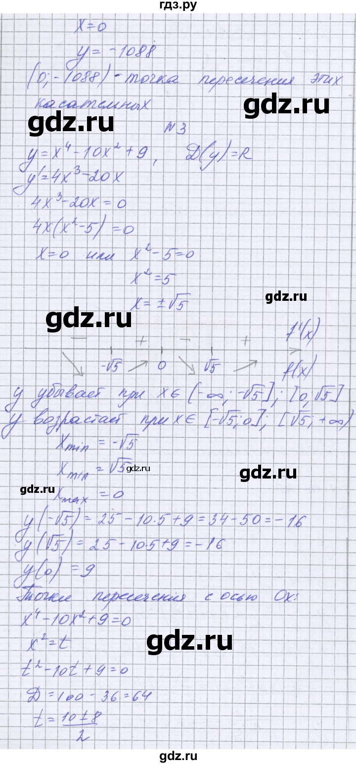 ГДЗ по алгебре 10 класс Глизбург контрольные работы Базовый уровень КР-7. вариант - 4, Решебник