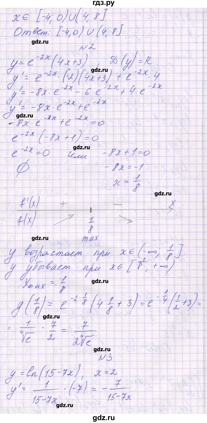 ГДЗ по алгебре 11 класс Глизбург контрольные работы Базовый уровень КР-4. вариант - 4, Решебник