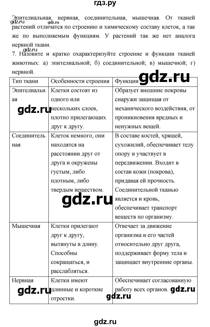 ГДЗ по биологии 7 класс Константинов   страница - 134, Решебник 2018