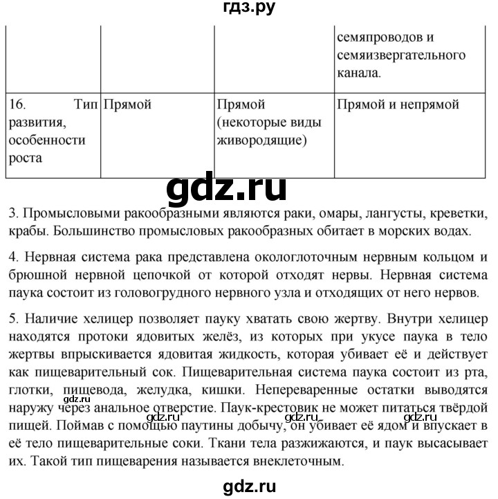 ГДЗ по биологии 7 класс Константинов   страница - 134, Решебник 2024