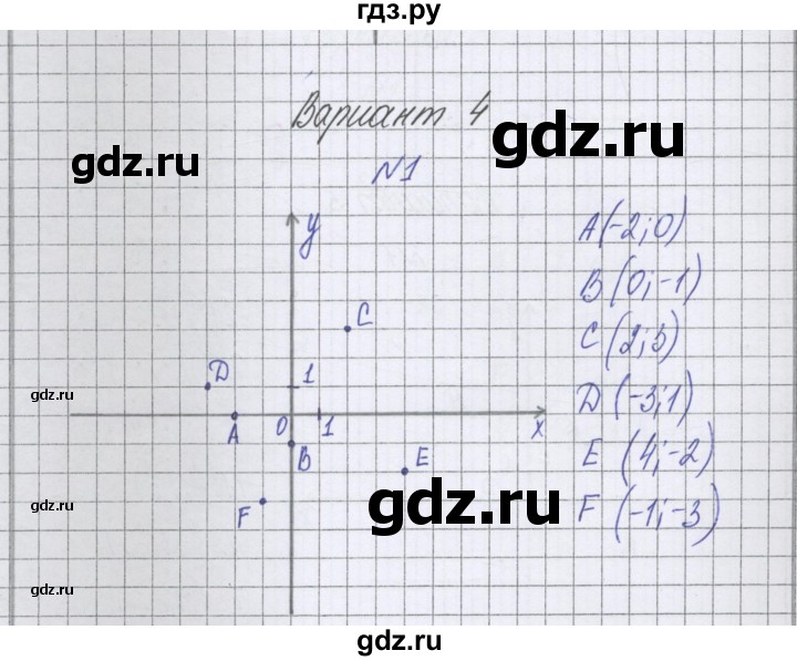 ГДЗ по алгебре 7 класс Александрова самостоятельные работы  Базовый уровень С-7. вариант - 4, Решебник к самостоятельным работам 2016