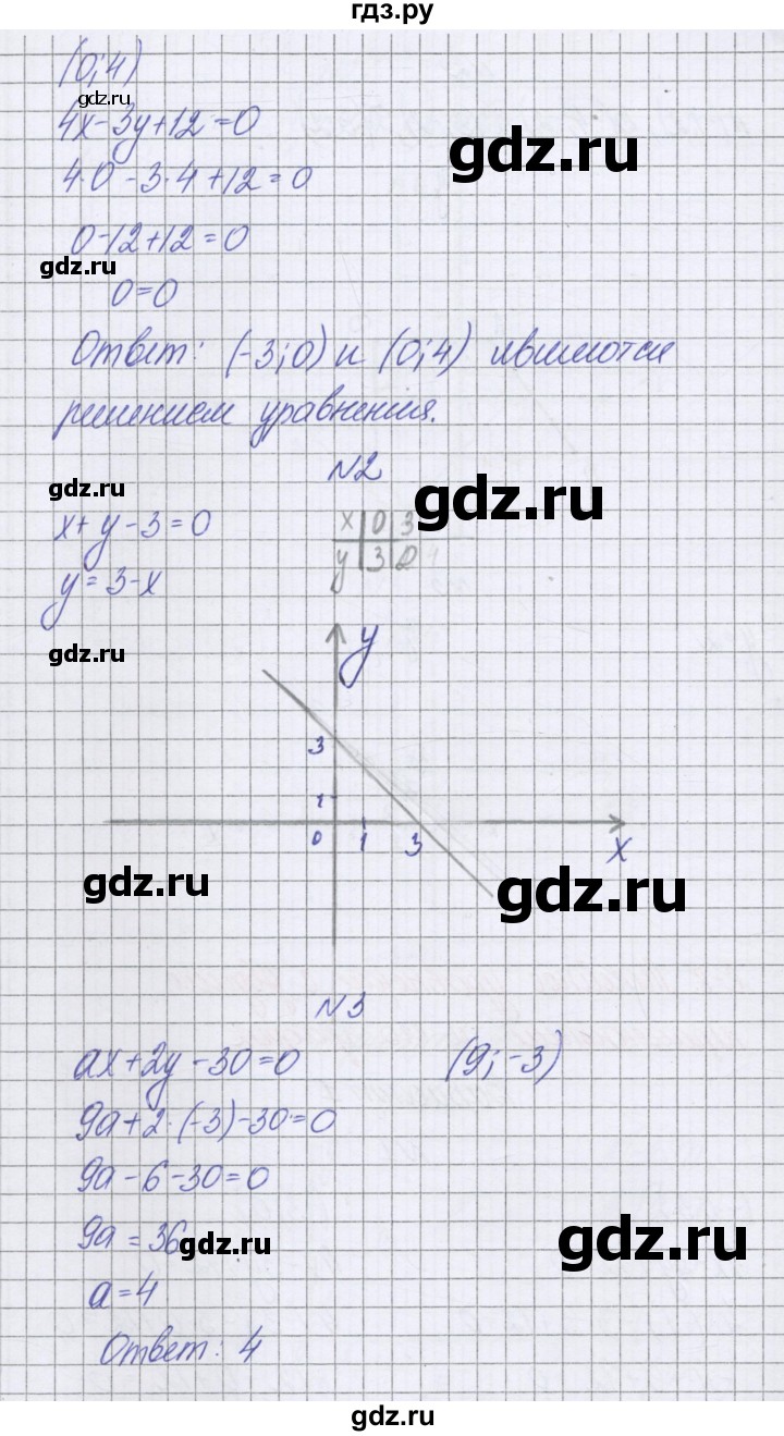 ГДЗ по алгебре 7 класс Александрова самостоятельные работы  Базовый уровень С-8. вариант - 1, Решебник к самостоятельным работам 2016