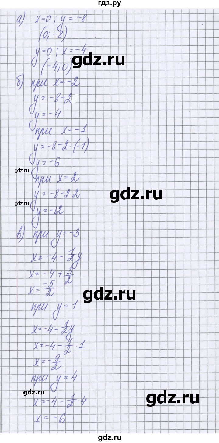 ГДЗ по алгебре 7 класс Александрова самостоятельные работы  Базовый уровень С-9. вариант - 3, Решебник к самостоятельным работам 2016