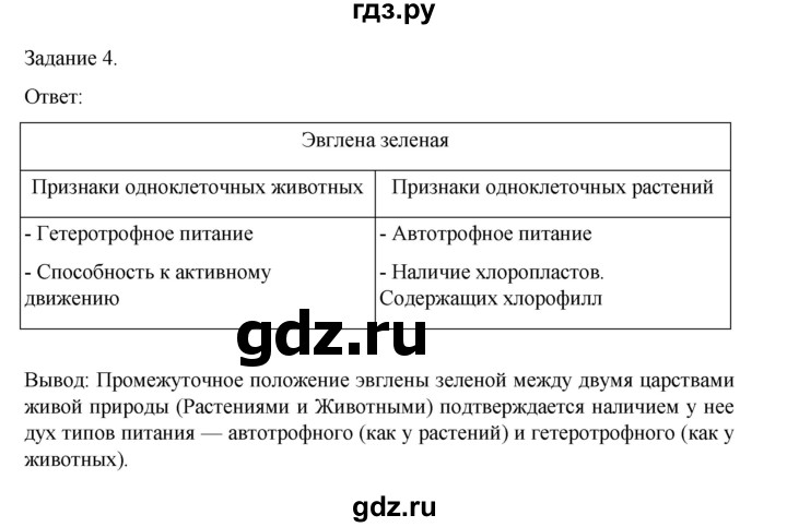 ГДЗ по биологии 7 класс Суматохин рабочая тетрадь (Константинов)  тетрадь №1. страница - 28, Решебник 2023