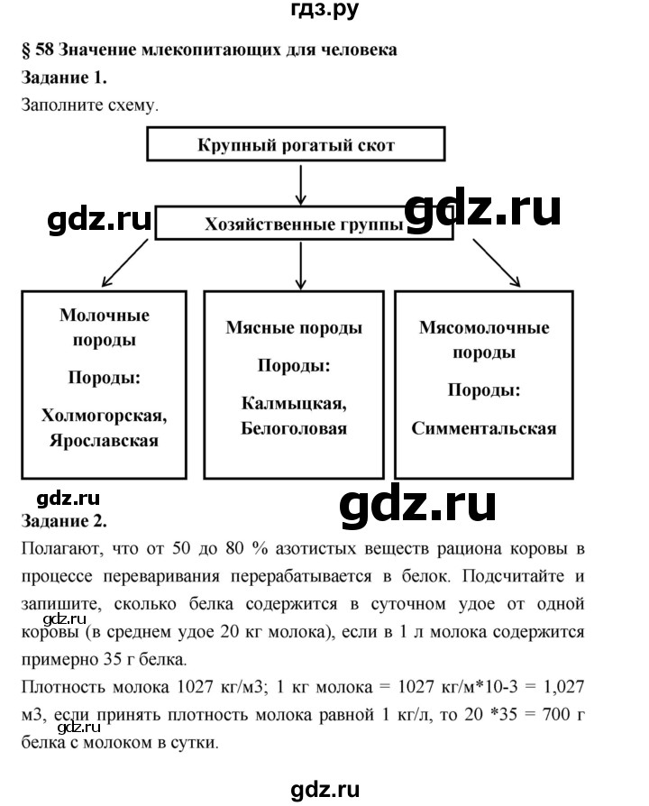 ГДЗ по биологии 7 класс Суматохин рабочая тетрадь (Константинов)  тетрадь №2. страница - 92, Решебник 2015