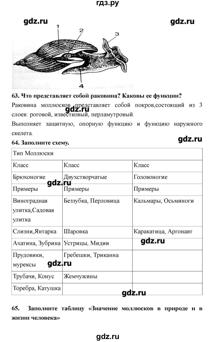 ГДЗ страница 42–46 биология 8 класс рабочая тетрадь Захаров, Сонин