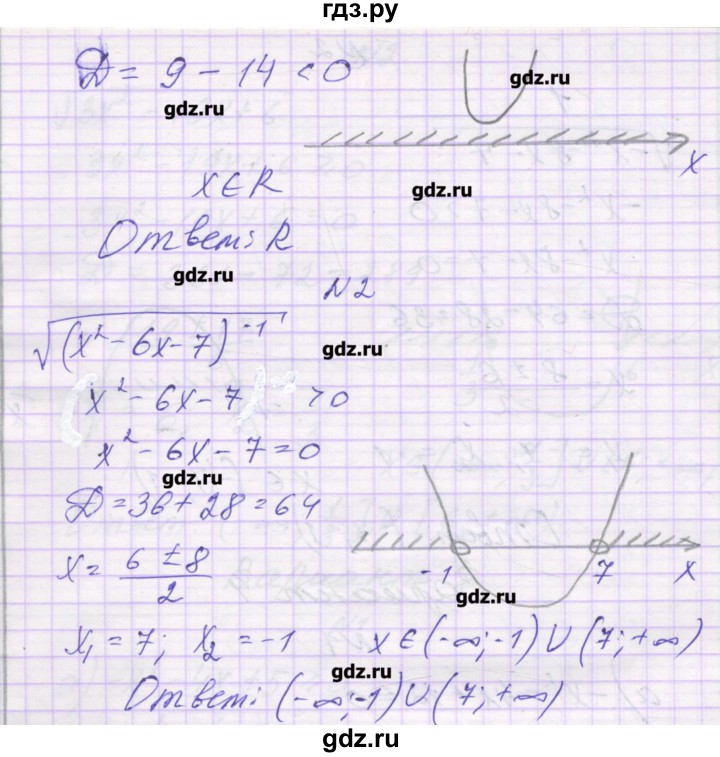 ГДЗ по алгебре 8 класс Александрова самостоятельные работы  Базовый уровень С-44. вариант - 4, Решебник