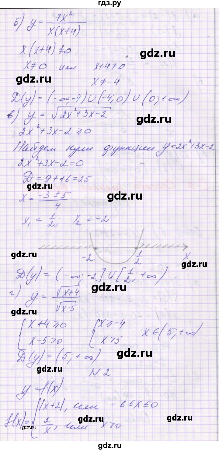 ГДЗ по алгебре 9 класс Александрова самостоятельные работы  Базовый уровень С-11. вариант - 4, Решебник к изданию 2019