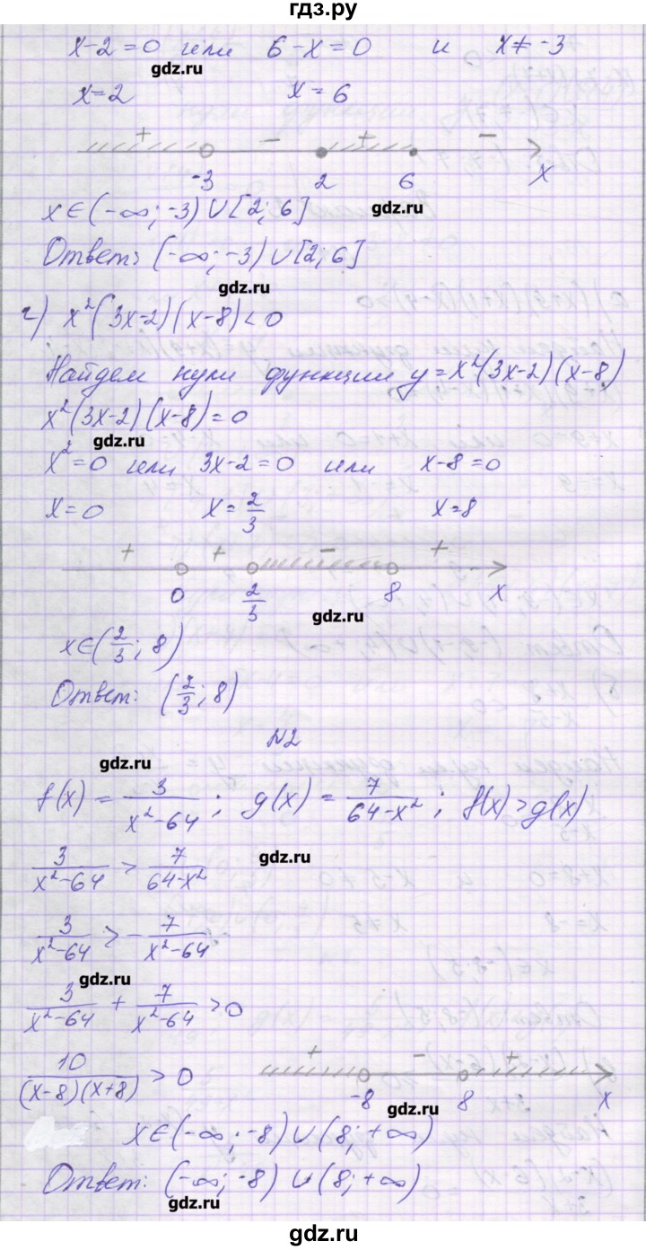 ГДЗ по алгебре 9 класс Александрова самостоятельные работы  Базовый уровень С-3. вариант - 2, Решебник к изданию 2016