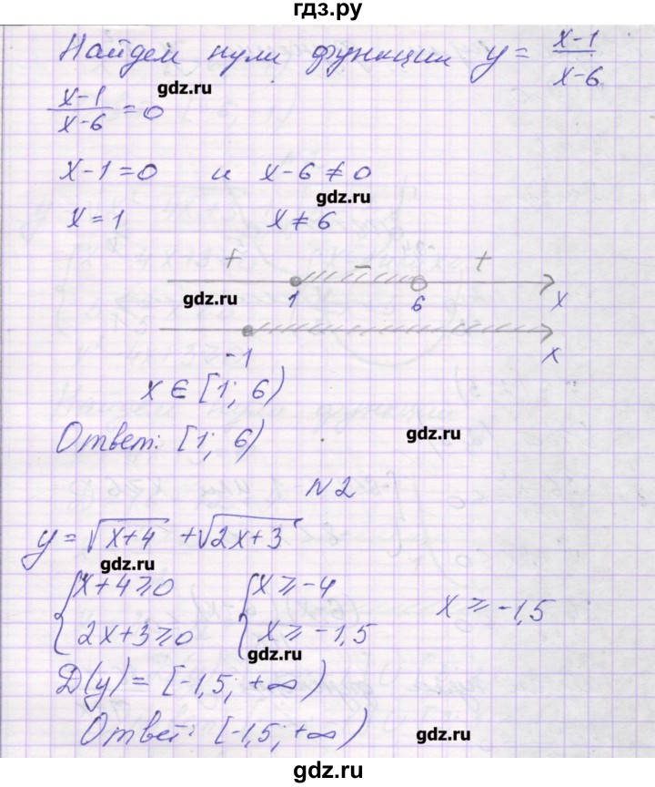 ГДЗ по алгебре 9 класс Александрова самостоятельные работы  Базовый уровень С-6. вариант - 2, Решебник к изданию 2016