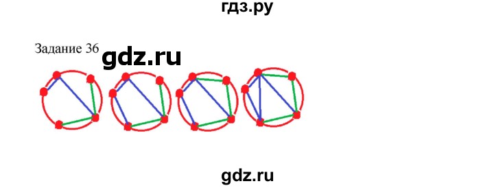 ГДЗ по информатике 4 класс Рудченко рабочая тетрадь  задание - 36, Решебник №1