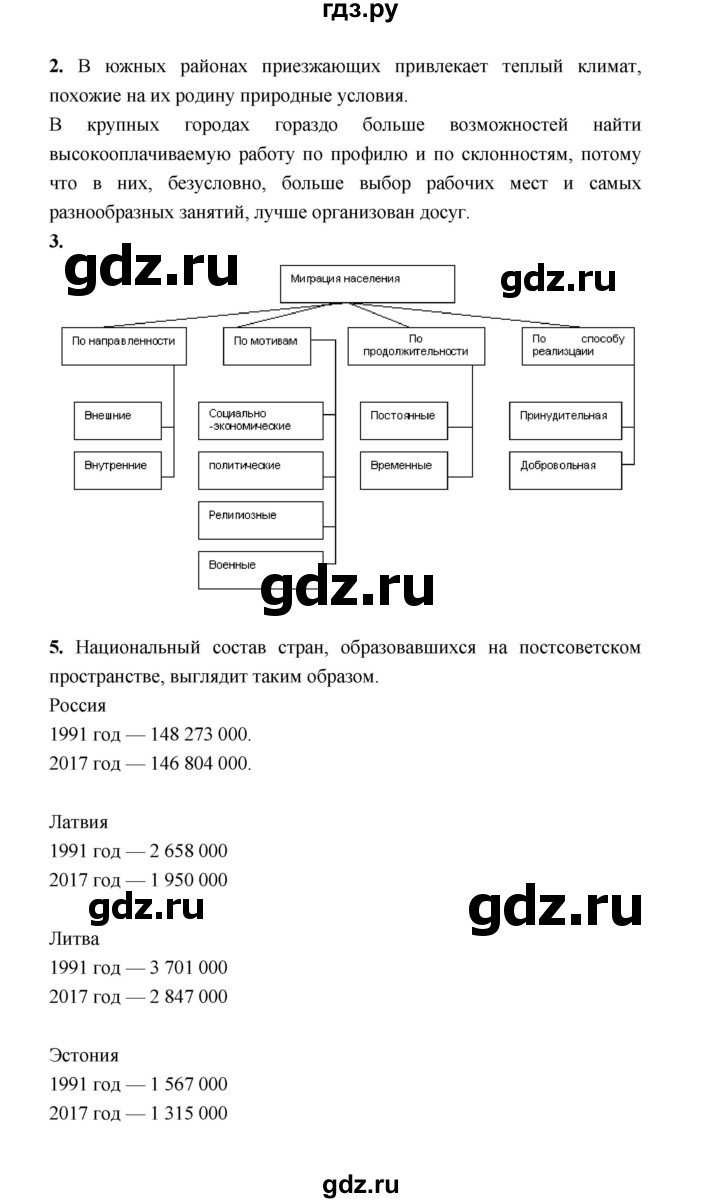 ГДЗ по географии 8 класс Алексеев География России  страница - 276, Решебник 2018