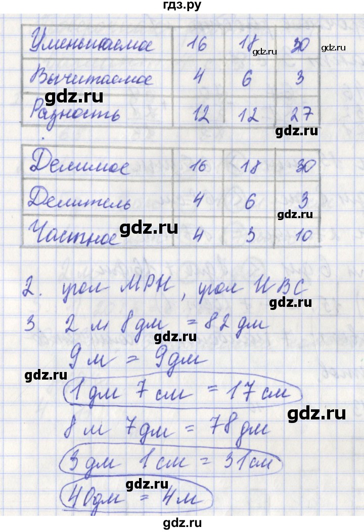 ГДЗ по математике 3 класс Миракова проверочные работы (Дорофеев)  страница - 6, Решебник