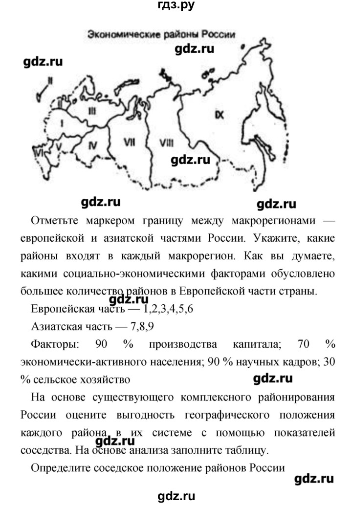 ГДЗ по географии 9 класс Ольховая тетрадь-практикум  страница - 30–31, Решебник
