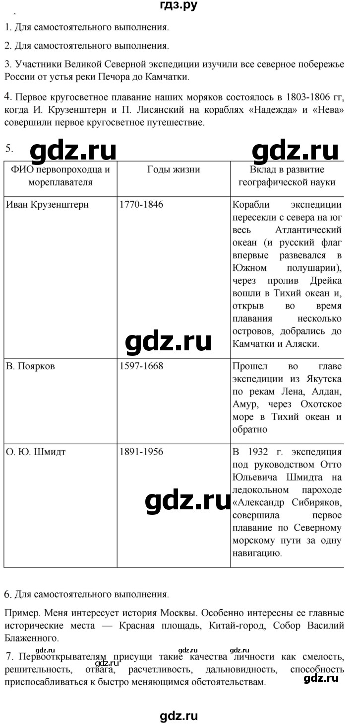 ГДЗ по географии 5‐6 класс Алексеев   страница - 25, Решебник к учебнику 2023