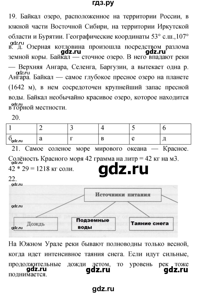 ГДЗ по географии 5‐6 класс Николина мой тренажер (Алексеев)  страница - 52, Решебник 2017