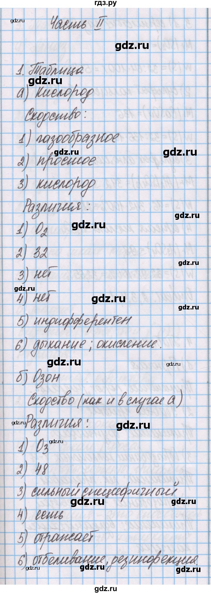 ГДЗ по химии 7 класс Габриелян рабочая тетрадь  §18 / часть 2 - 1, Решебник №1