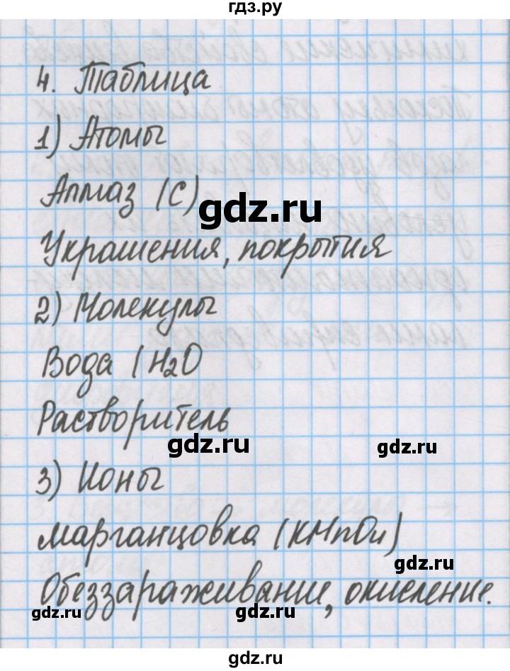 ГДЗ по химии 7 класс Габриелян рабочая тетрадь  §4 / часть 2 - 4, Решебник №1