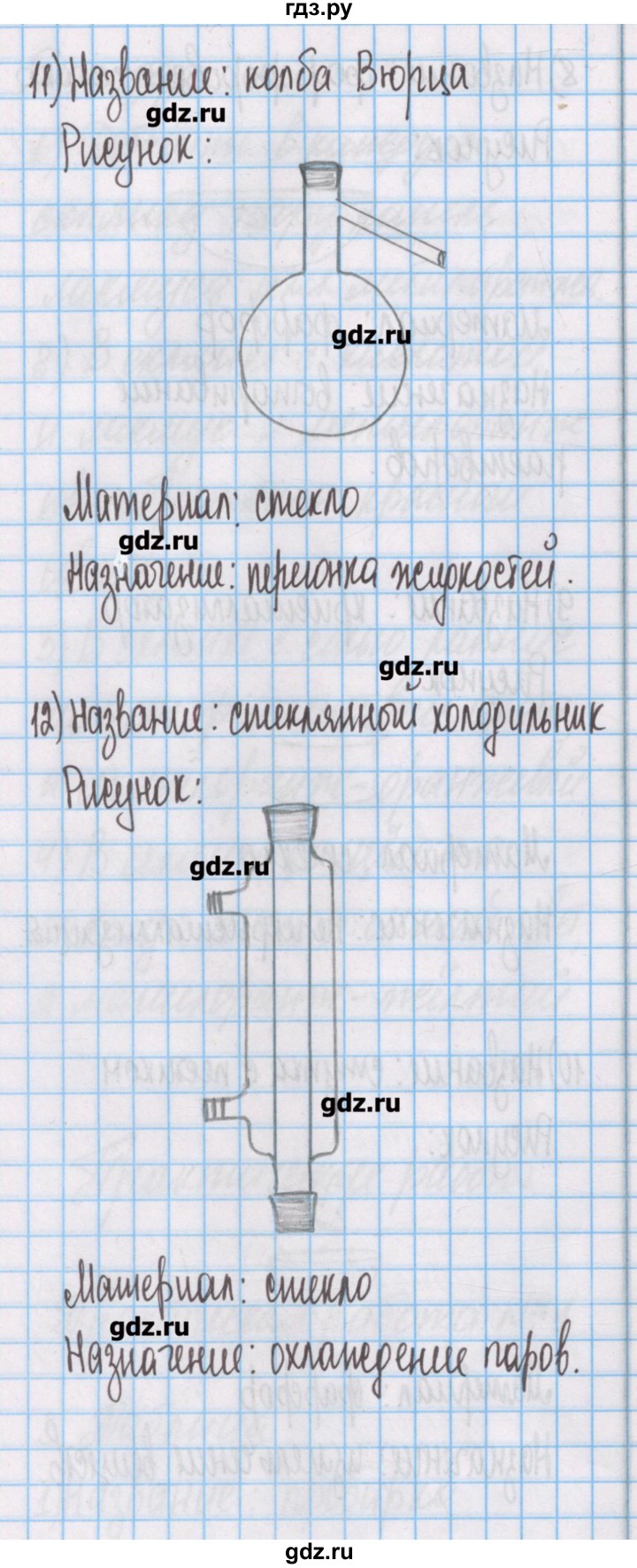 ГДЗ по химии 7 класс Габриелян тетрадь для лабораторных опытов и практических работ  практическая работа - 1, Решебник