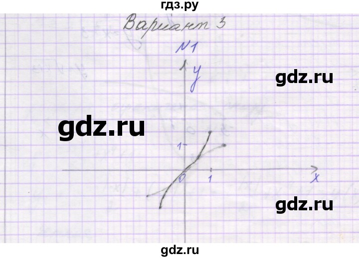 ГДЗ по алгебре 10 класс Александрова самостоятельные работы  Базовый уровень С-3. вариант - 3, Решебник