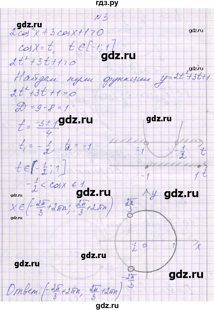 ГДЗ по алгебре 10 класс Александрова самостоятельные работы  Базовый уровень С-24. вариант - 2, Решебник