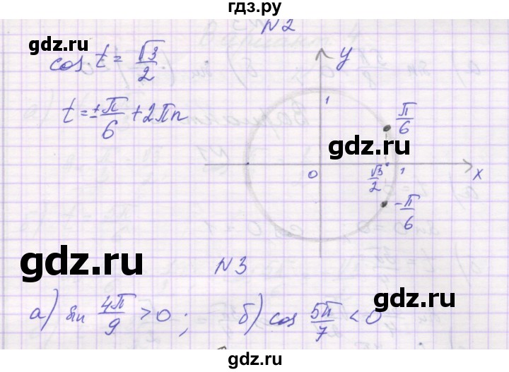 ГДЗ по алгебре 10 класс Александрова самостоятельные работы  Базовый уровень С-7. вариант - 1, Решебник