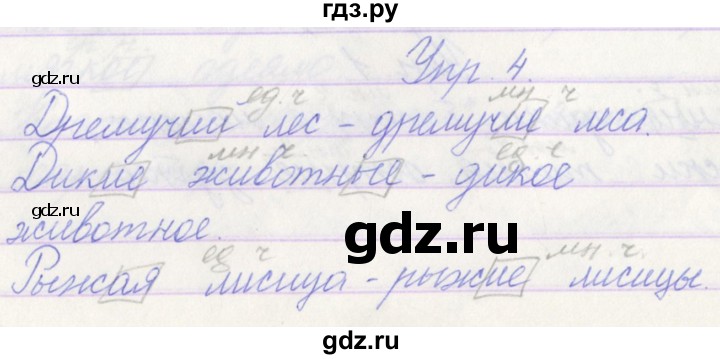 ГДЗ по русскому языку 3 класс Канакина проверочные работы  страница - 71, Решебник №1 2018