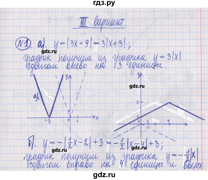 ГДЗ по алгебре 8 класс Потапов дидактические материалы   самостоятельные работы / С-20 / вариант 3 - 1, Решебник №1