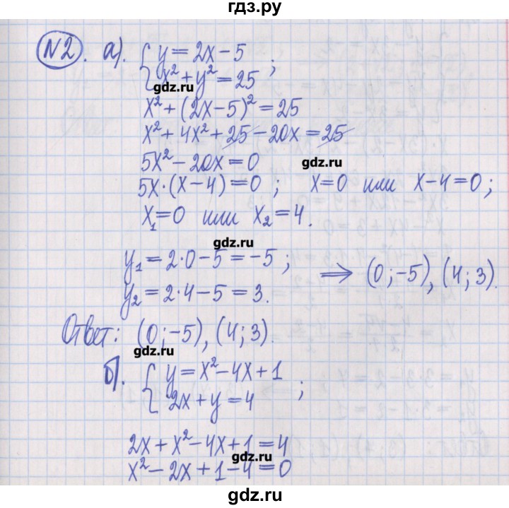 ГДЗ по алгебре 8 класс Потапов дидактические материалы   самостоятельные работы / С-21 / вариант 1 - 2, Решебник №1