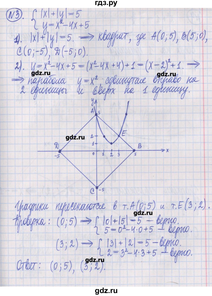 ГДЗ по алгебре 8 класс Потапов дидактические материалы   самостоятельные работы / С-27 / вариант 2 - 3, Решебник №1