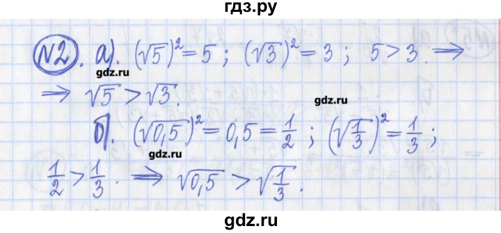 ГДЗ по алгебре 8 класс Потапов дидактические материалы   контрольные работа / К-2 / вариант 1 - 2, Решебник №1