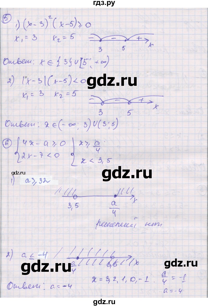 ГДЗ по алгебре 8 класс Мерзляк самостоятельные и контрольные работы  Углубленный уровень самостоятельные работы / вариант 3 - 24, Решебник