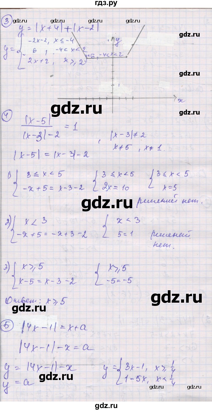 ГДЗ по алгебре 8 класс Мерзляк самостоятельные и контрольные работы  Углубленный уровень самостоятельные работы / вариант 3 - 25, Решебник