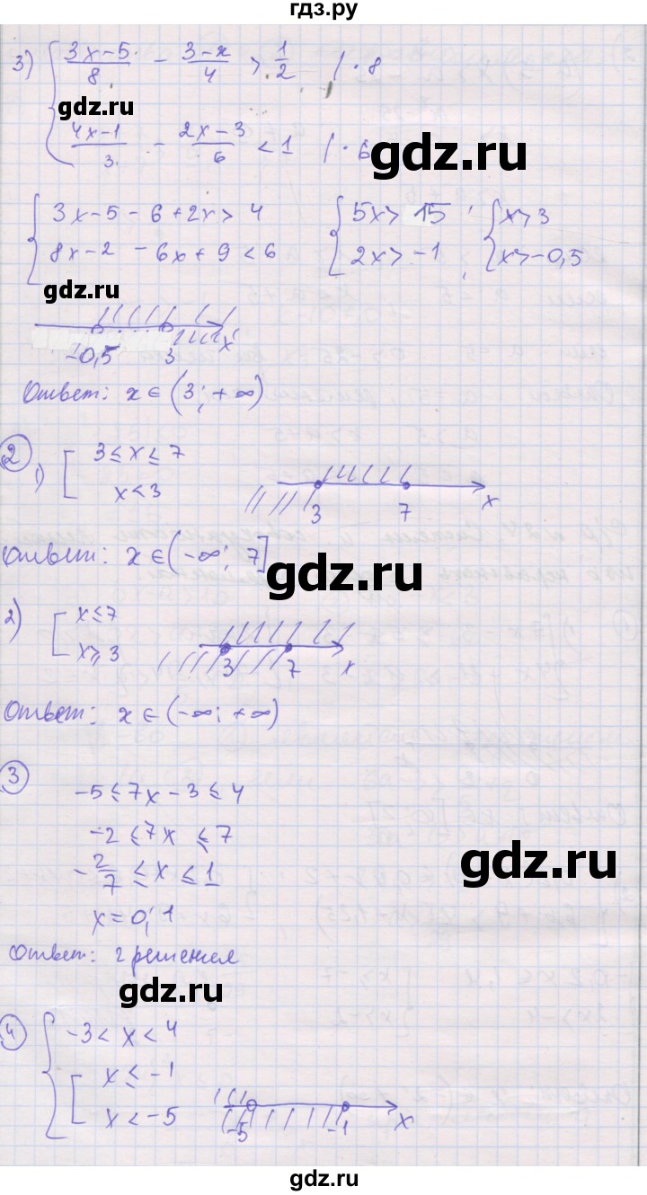 ГДЗ по алгебре 8 класс Мерзляк самостоятельные и контрольные работы  Углубленный уровень самостоятельные работы / вариант 4 - 24, Решебник