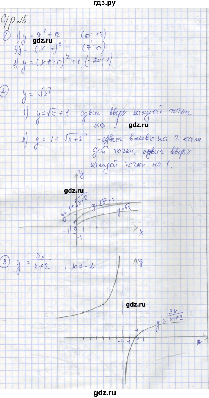 ГДЗ по алгебре 9 класс Мерзляк самостоятельные и контрольные работы  Углубленный уровень самостоятельные работы / вариант 3 - 5, Решебник
